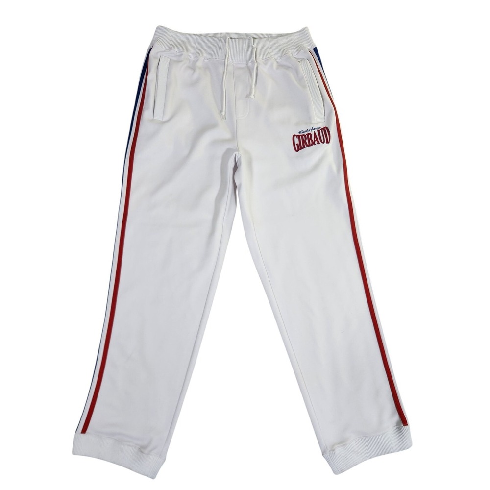 Marithe Francois‎ Girbaud Sweatpants Men's Large White Track Joggers Lounge Y2K